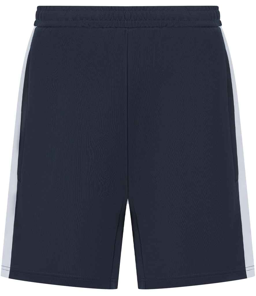 Finden + Hales Knitted Shorts in Navy/White