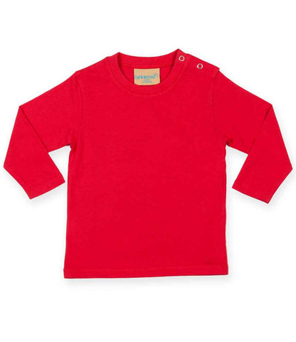 Larkwood Baby/Toddler Long Sleeve T-Shirt in Red