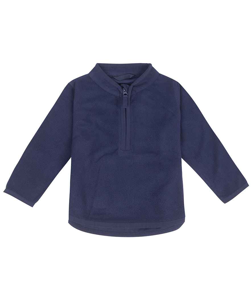 Larkwood Kids 1/2 Zip Lightweight Fleece in Navy