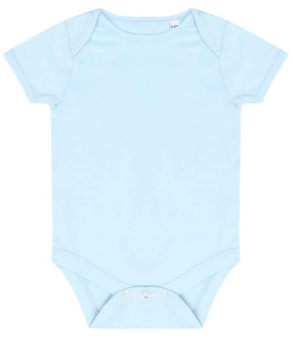 Larkwood Essential Short Sleeve Baby Bodysuit in Pale Blue
