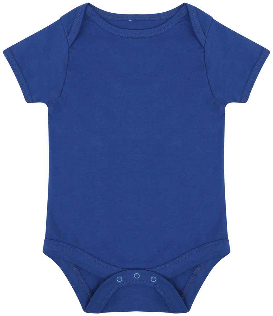 Larkwood Essential Short Sleeve Baby Bodysuit in Royal Blue