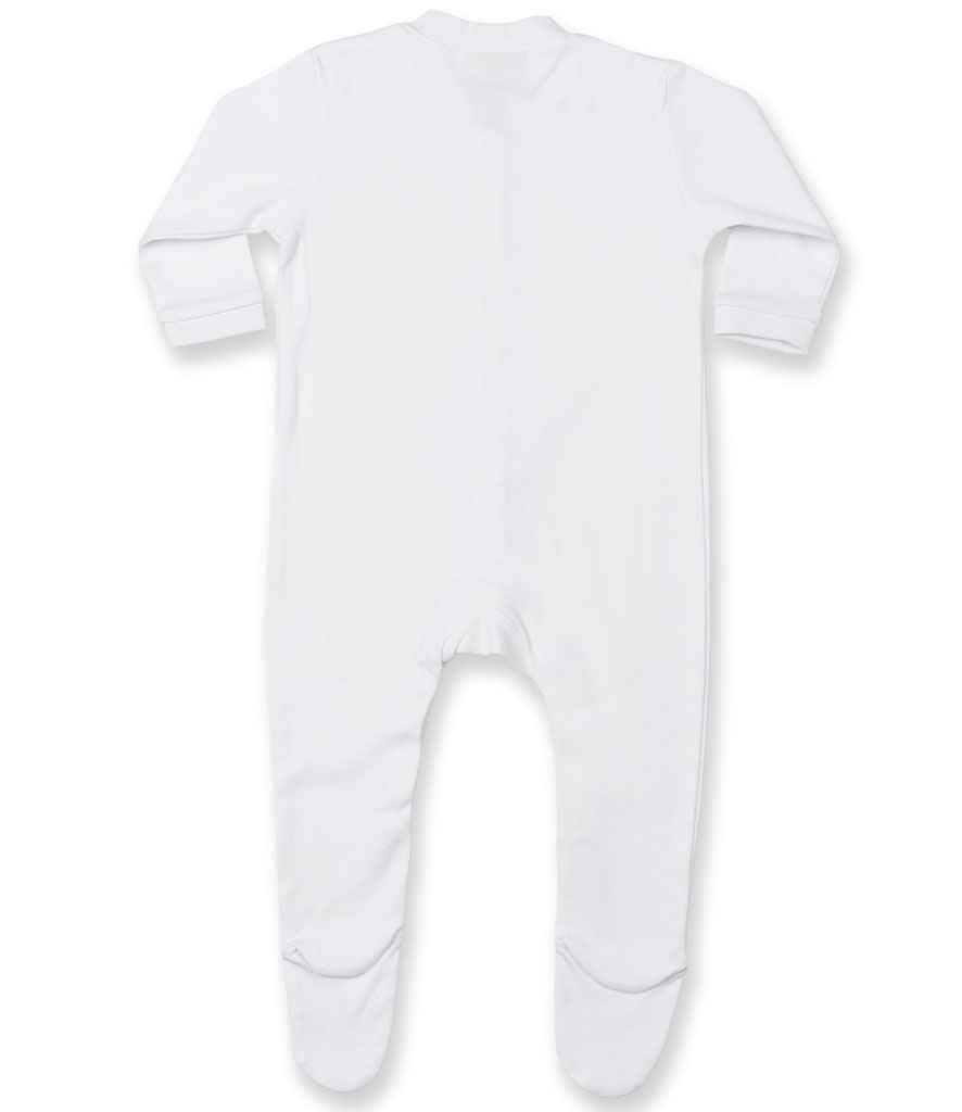 Larkwood Baby Sleepsuit in White