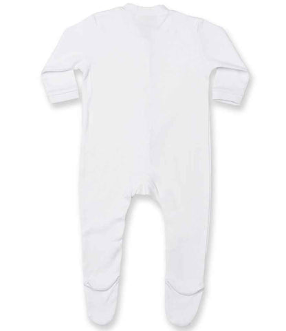 Larkwood Baby Sleepsuit in White