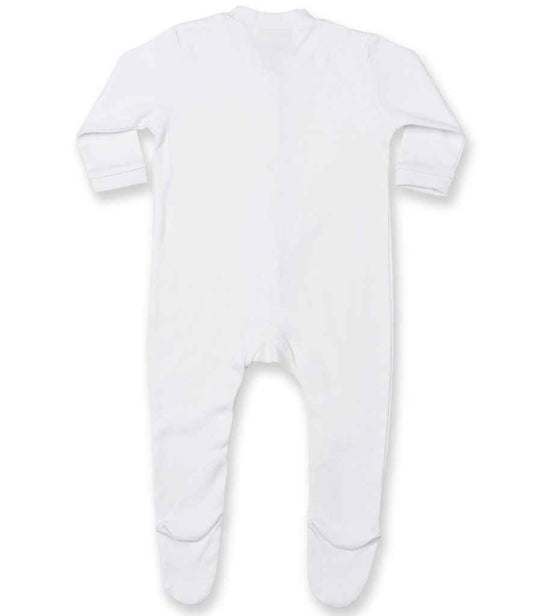 Larkwood Baby Sleepsuit in White