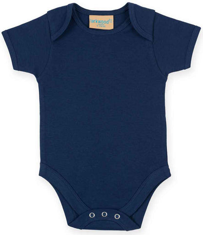 Larkwood Short Sleeve Baby Bodysuit in Navy