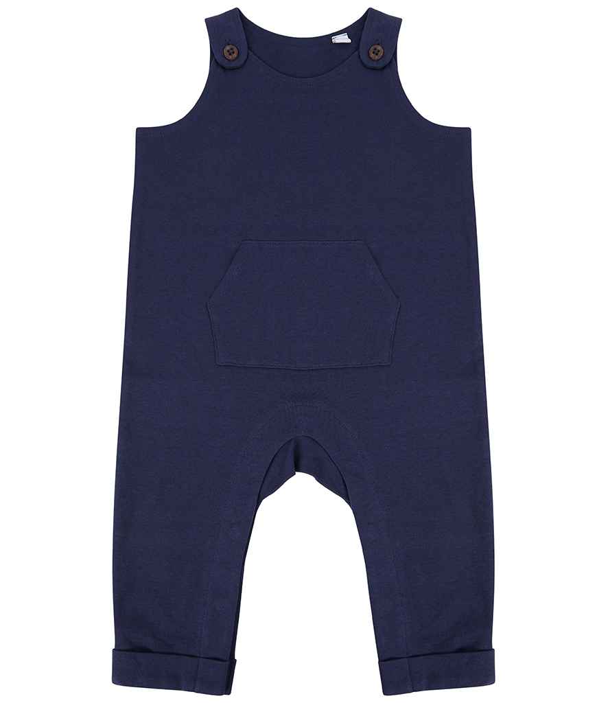 Larkwood Baby/Toddler Organic Cotton Dungarees in Navy