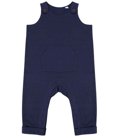Larkwood Baby/Toddler Organic Cotton Dungarees in Navy