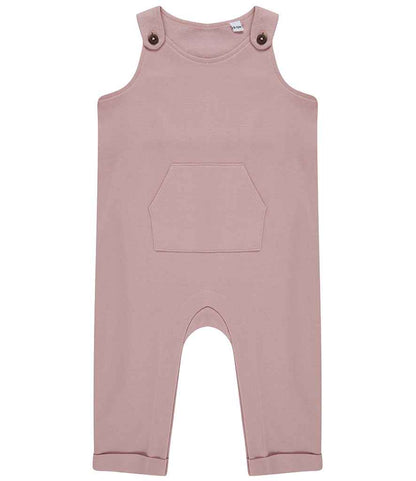 Larkwood Baby/Toddler Organic Cotton Dungarees in Soft Pink