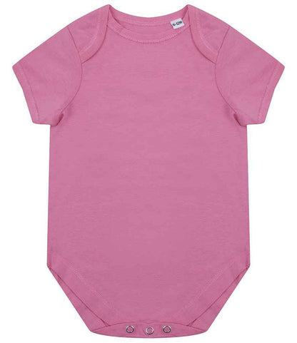 Larkwood Organic Baby Bodysuit in Bright Pink
