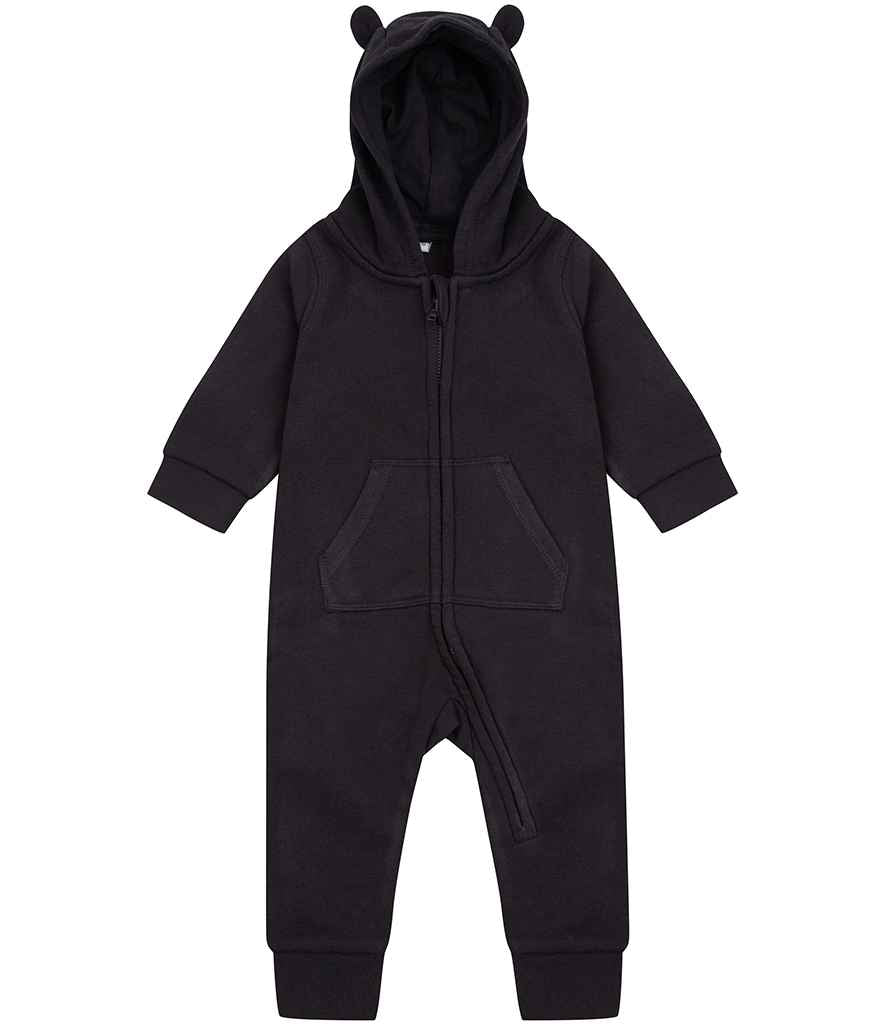 Larkwood Baby/Toddler Fleece All In One in Black