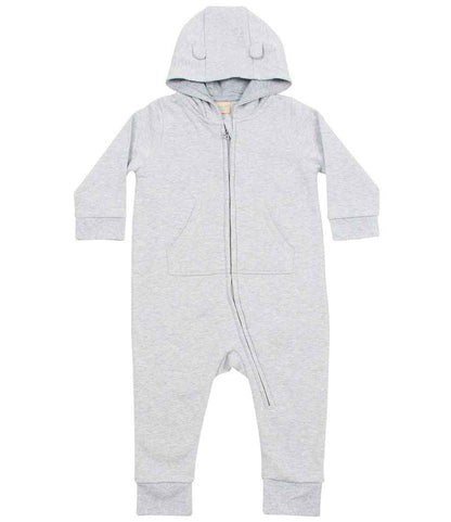 Larkwood Baby/Toddler Fleece All In One in Heather Grey