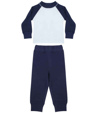 Larkwood Baby/Toddler Pyjamas in Navy/White