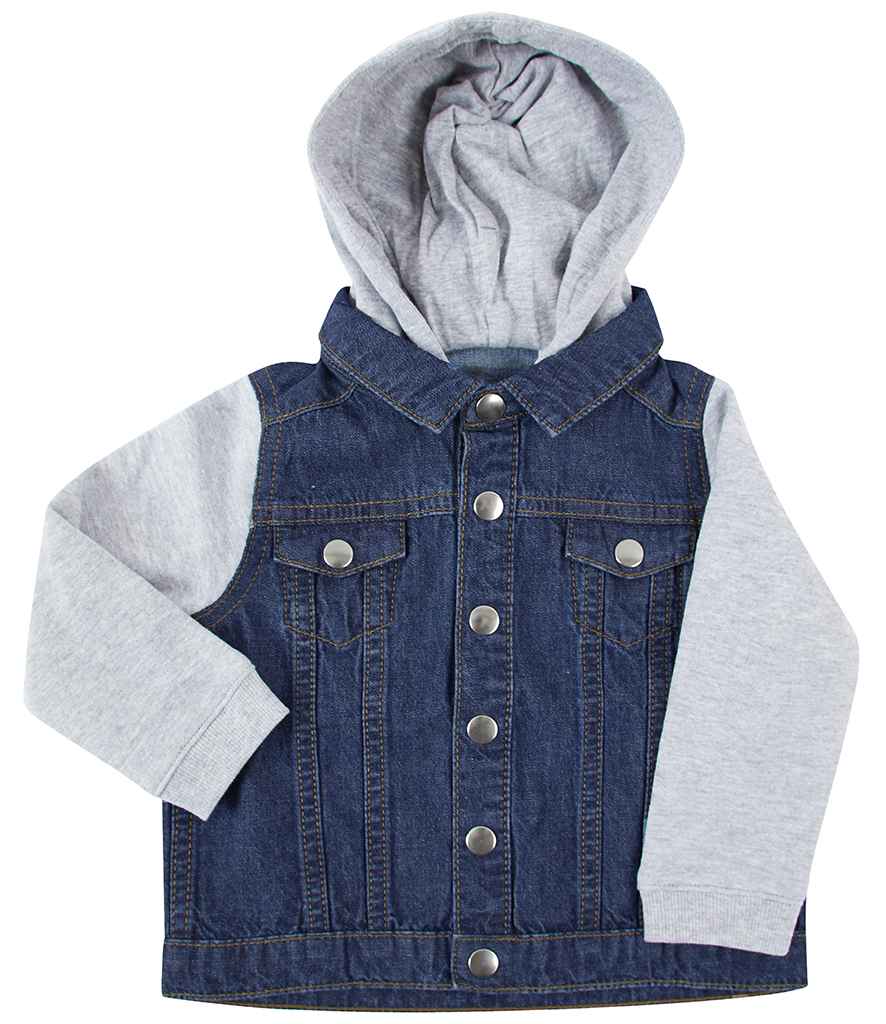 Larkwood Kids Denim Jacket in Blue Denim