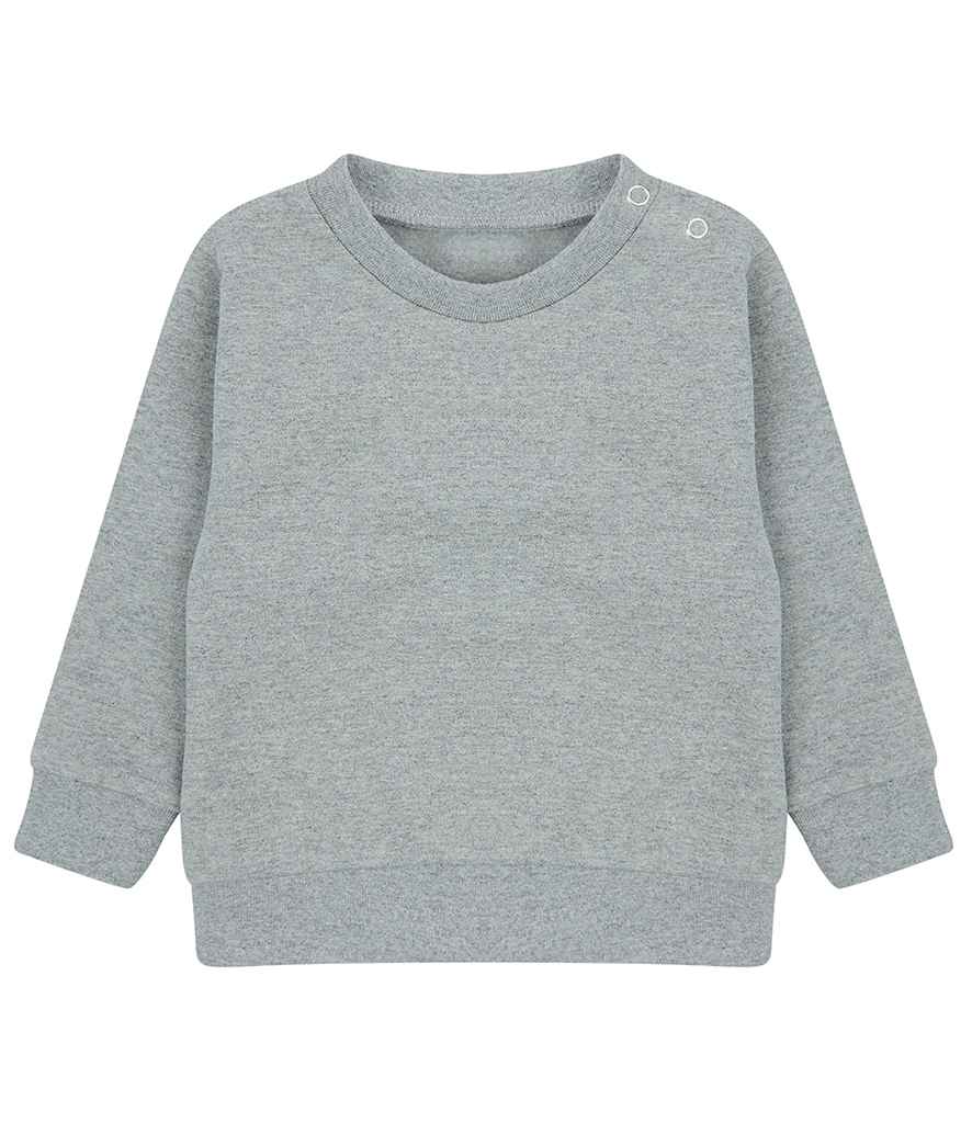 Larkwood Kids Sustainable Sweatshirt in Heather Grey