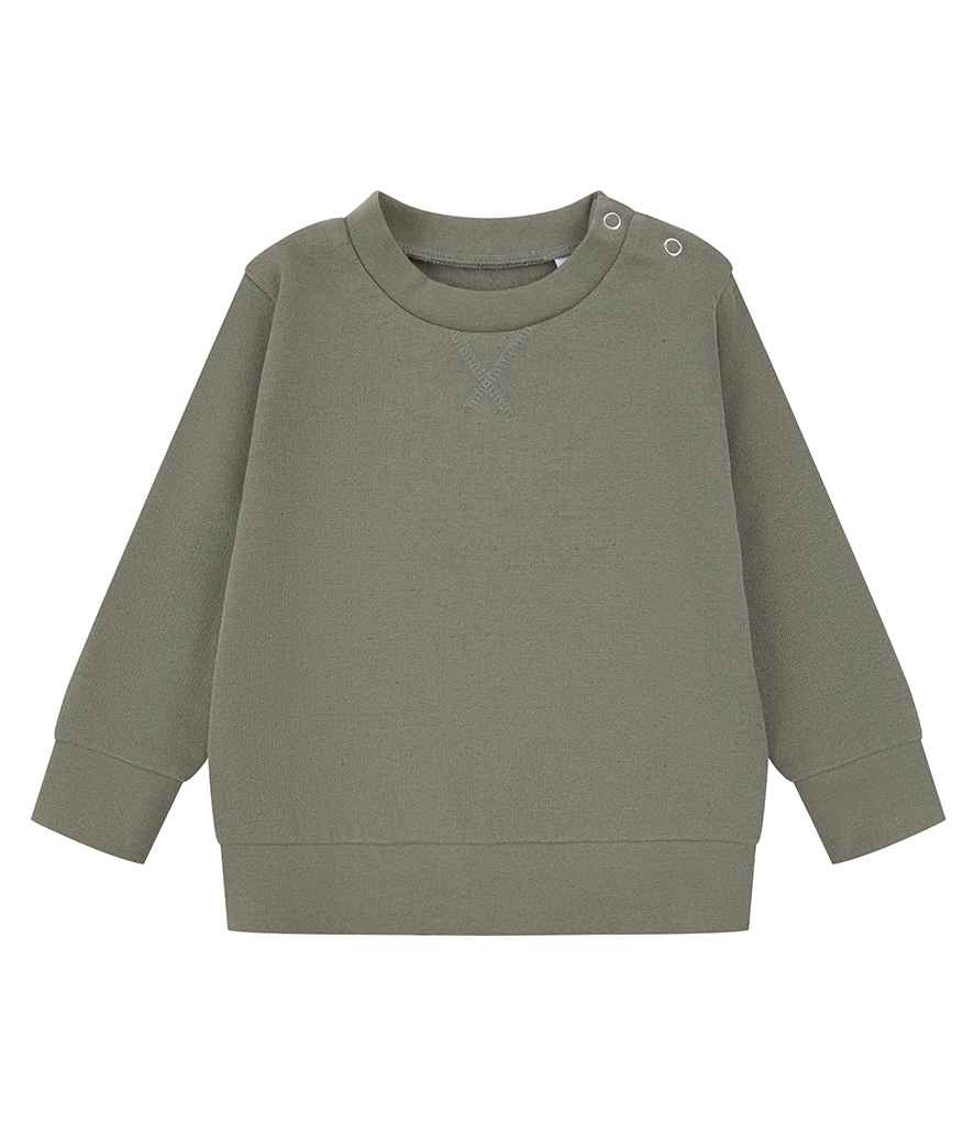Larkwood Kids Sustainable Sweatshirt in Khaki