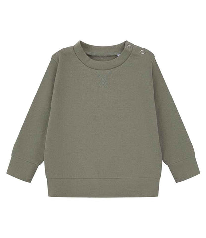 Larkwood Kids Sustainable Sweatshirt in Khaki