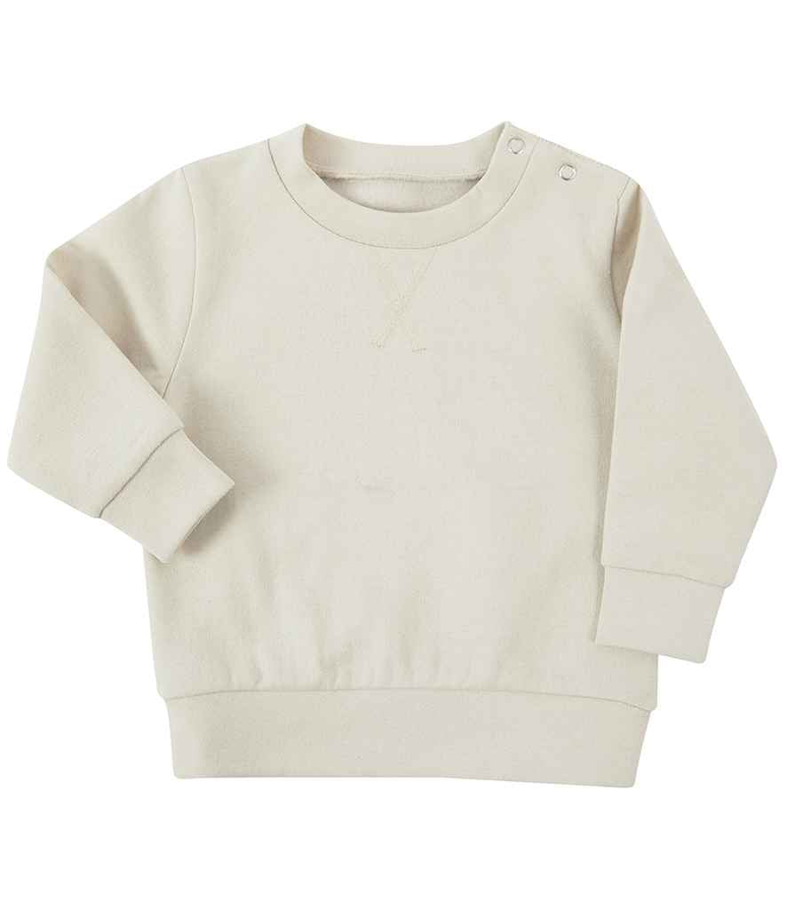 Larkwood Kids Sustainable Sweatshirt in Light Stone