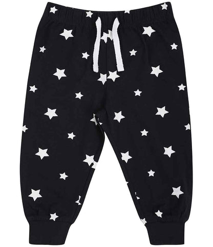 Larkwood Baby/Toddler Lounge Pants in Navy/White Stars
