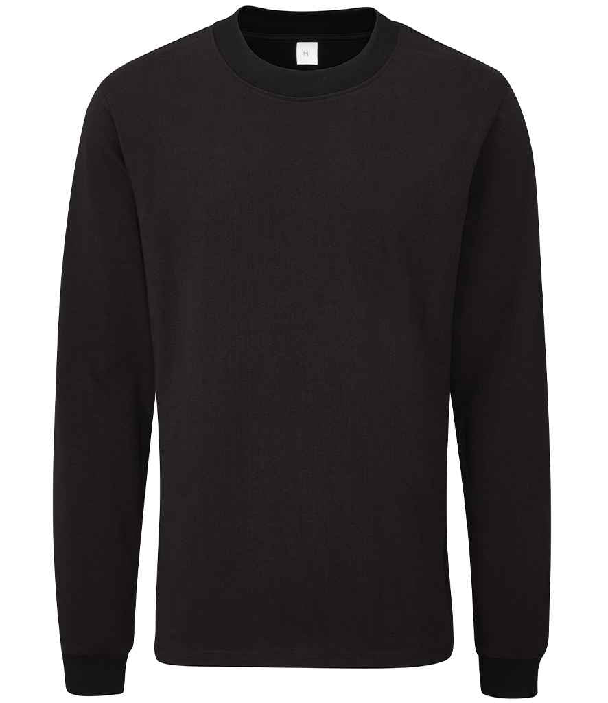 Mantis Unisex Essential Heavy Long Sleeve T-Shirt in Black