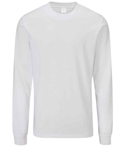 Mantis Unisex Essential Heavy Long Sleeve T-Shirt in White