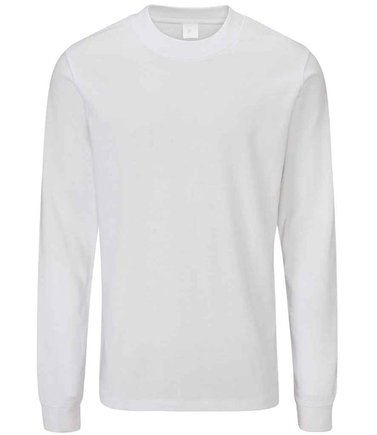 Mantis Unisex Essential Heavy Long Sleeve T-Shirt in White