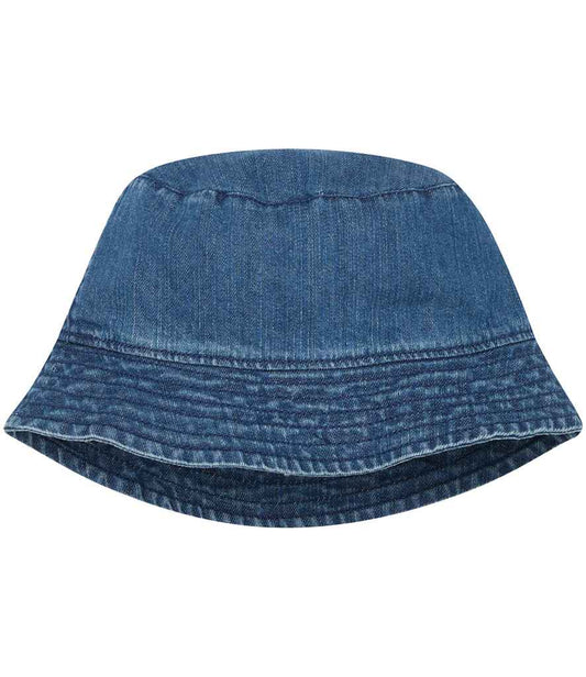 Mantis Denim Bucket Hat in Denim Blue