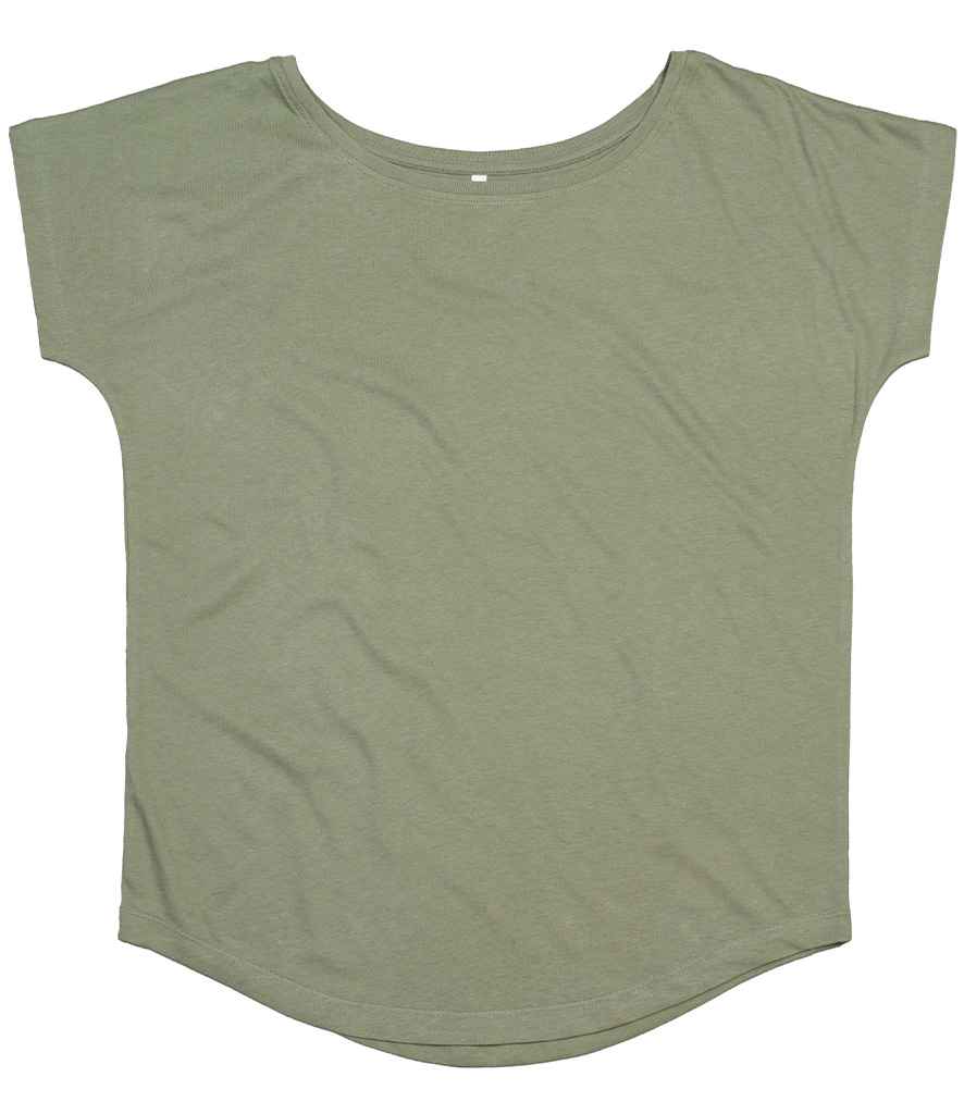 Mantis Ladies Loose Fit T-Shirt in Soft Olive