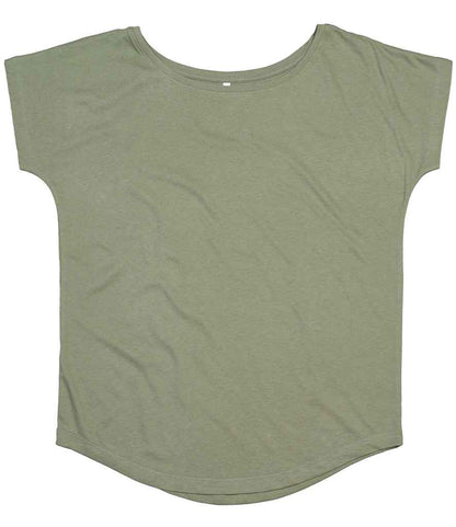 Mantis Ladies Loose Fit T-Shirt in Soft Olive