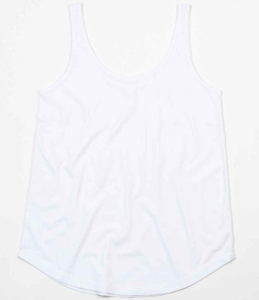 Mantis Ladies Loose Fit Vest in White