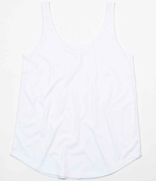 Mantis Ladies Loose Fit Vest in White
