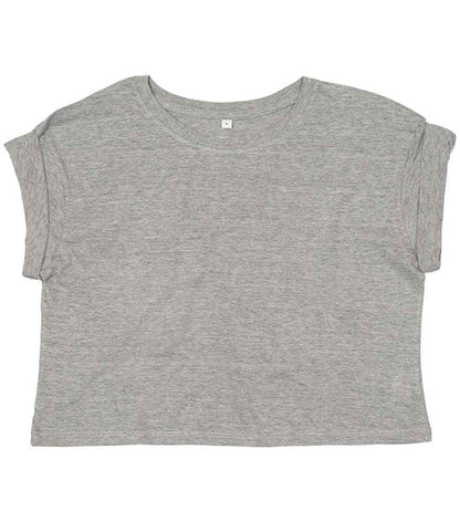 Mantis Ladies Organic Cropped T-Shirt in Heather Marl