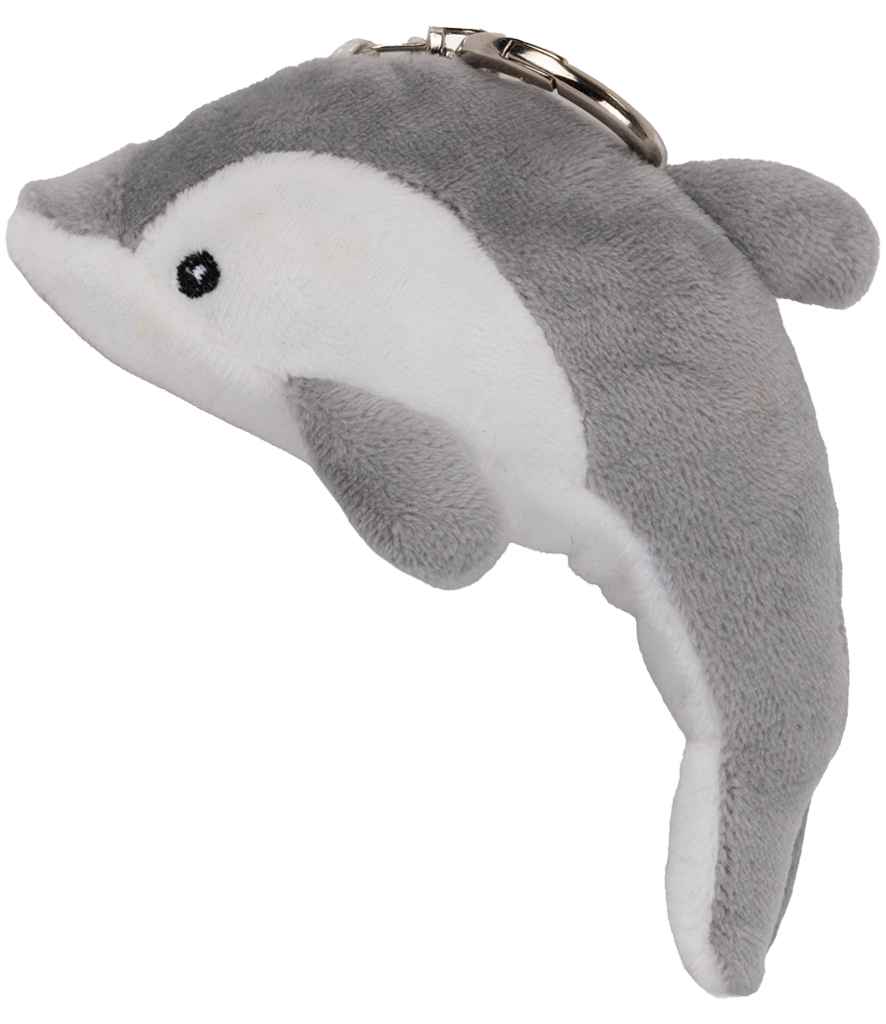 Mumbles Character Key Ring in Grey Dolphin