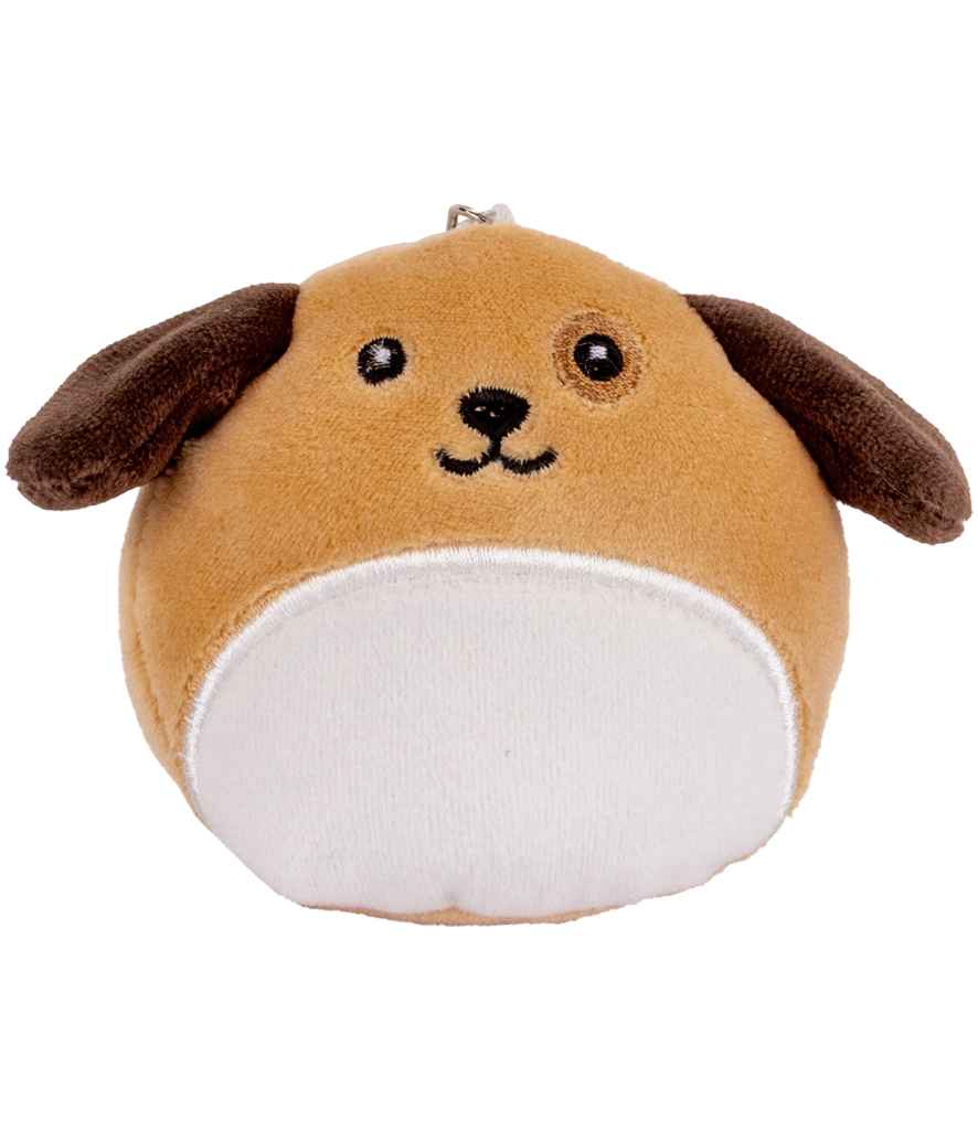 Mumbles Character Key Ring in Light Brown Dog