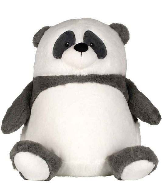 Mumbles Zippie Panda in Grey/White