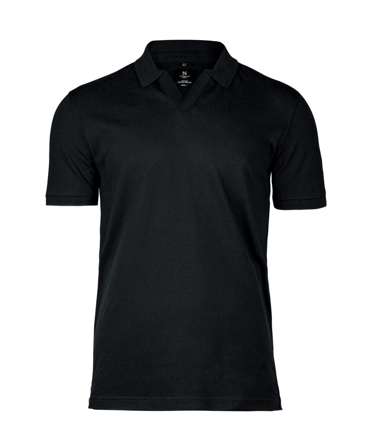 Nimbus Harvard v-neck – stretch deluxe polo Black