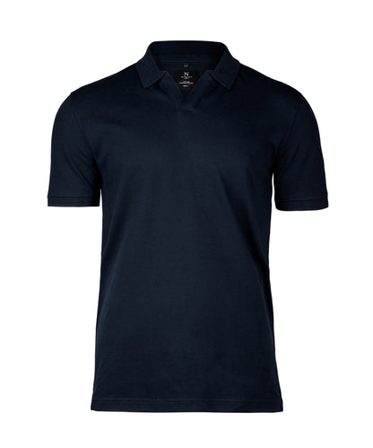 Nimbus Harvard v-neck – stretch deluxe polo Dark Navy