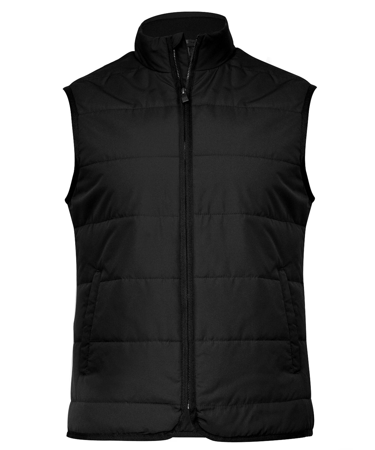 Nimbus Hudson – horizontal quilted gilet Black