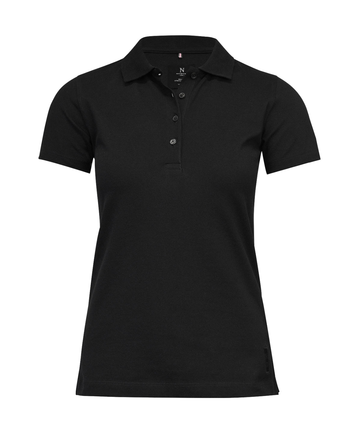 Nimbus Women’s Harvard classic – stretch deluxe polo Black