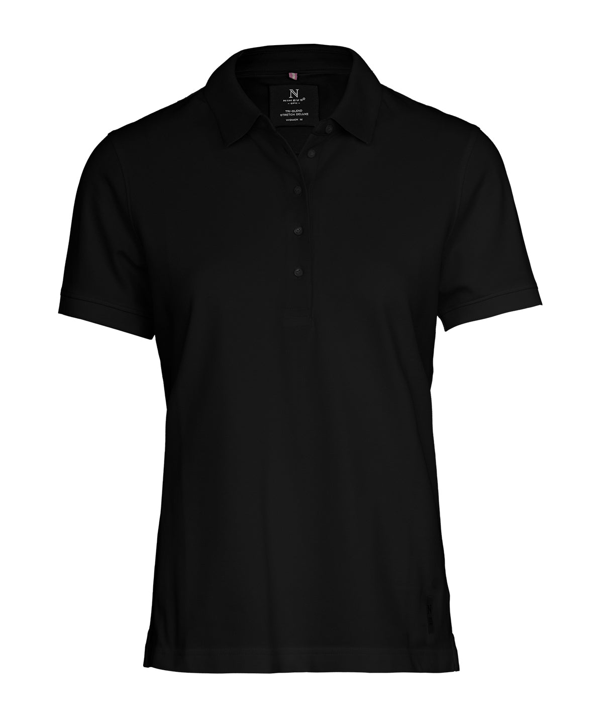 Nimbus Women’s Altavista – tri-blend deluxe polo Black