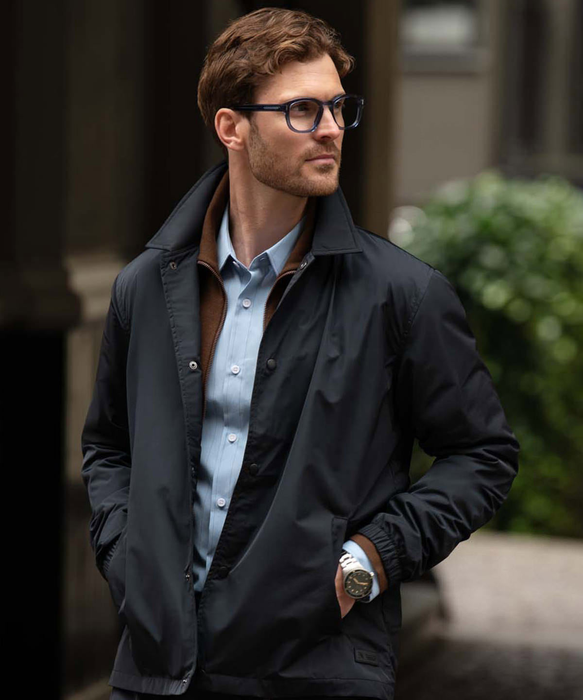 Nimbus Independence unisex – classic coach jacket Navy