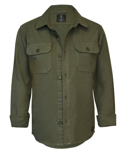 Nimbus Napa unisex – versatile overshirt Light Olive
