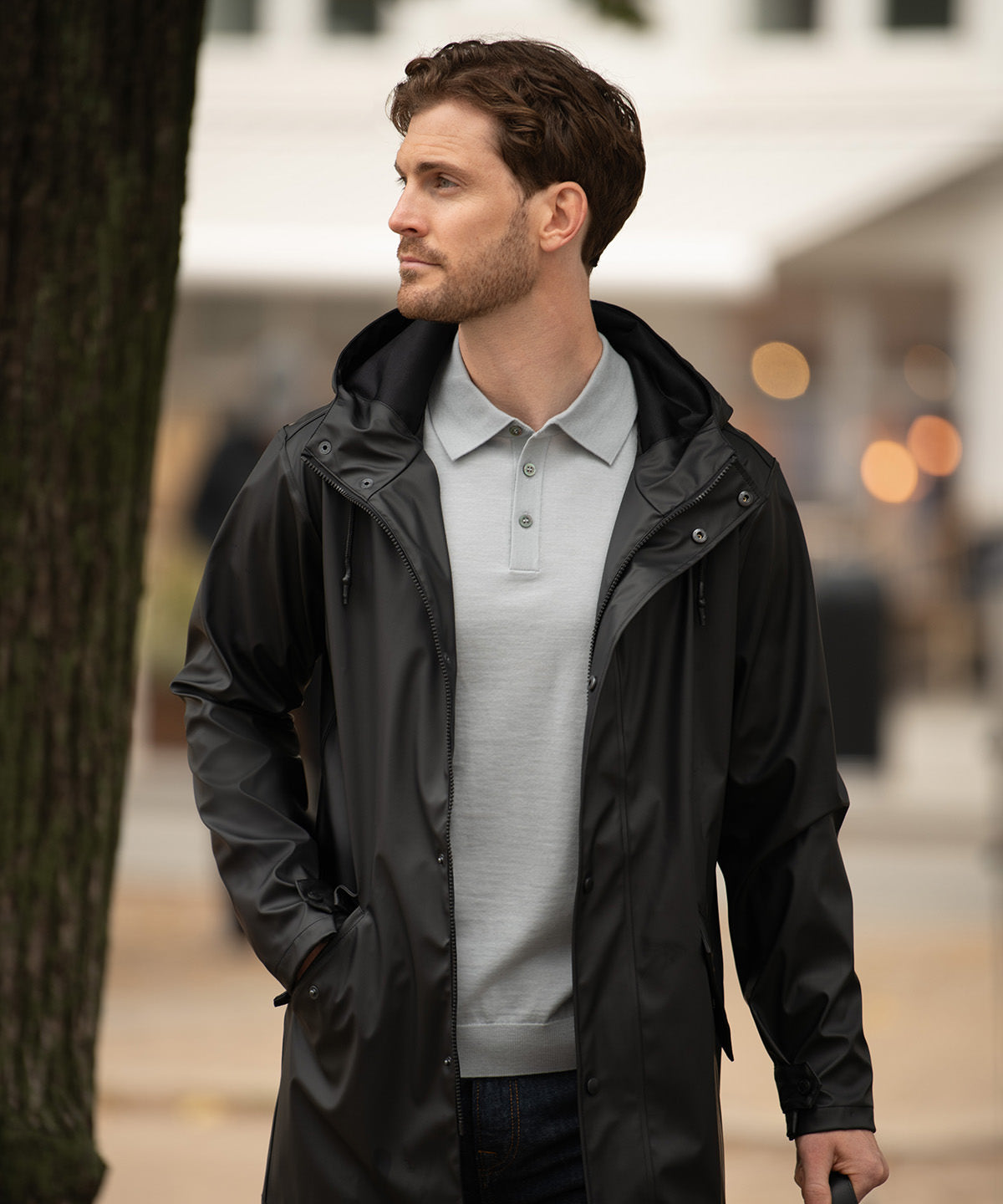 Nimbus York unisex raincoat Black
