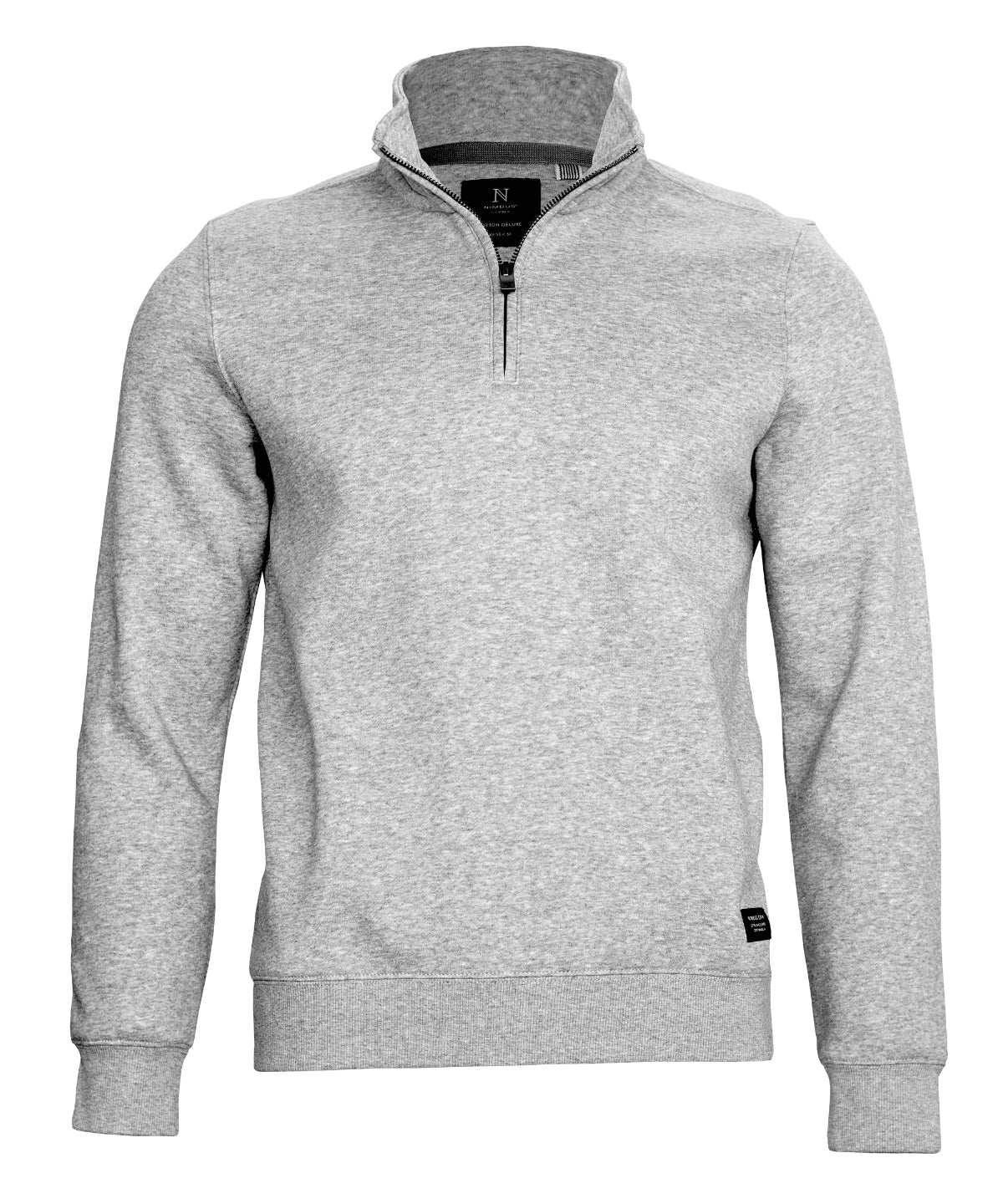 Nimbus Glendale unisex 1/4-zip sweatshirt Grey Melange