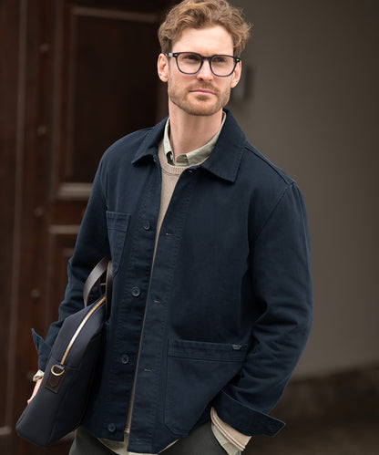 Nimbus Sonoma twill unisex overshirt Dark Navy