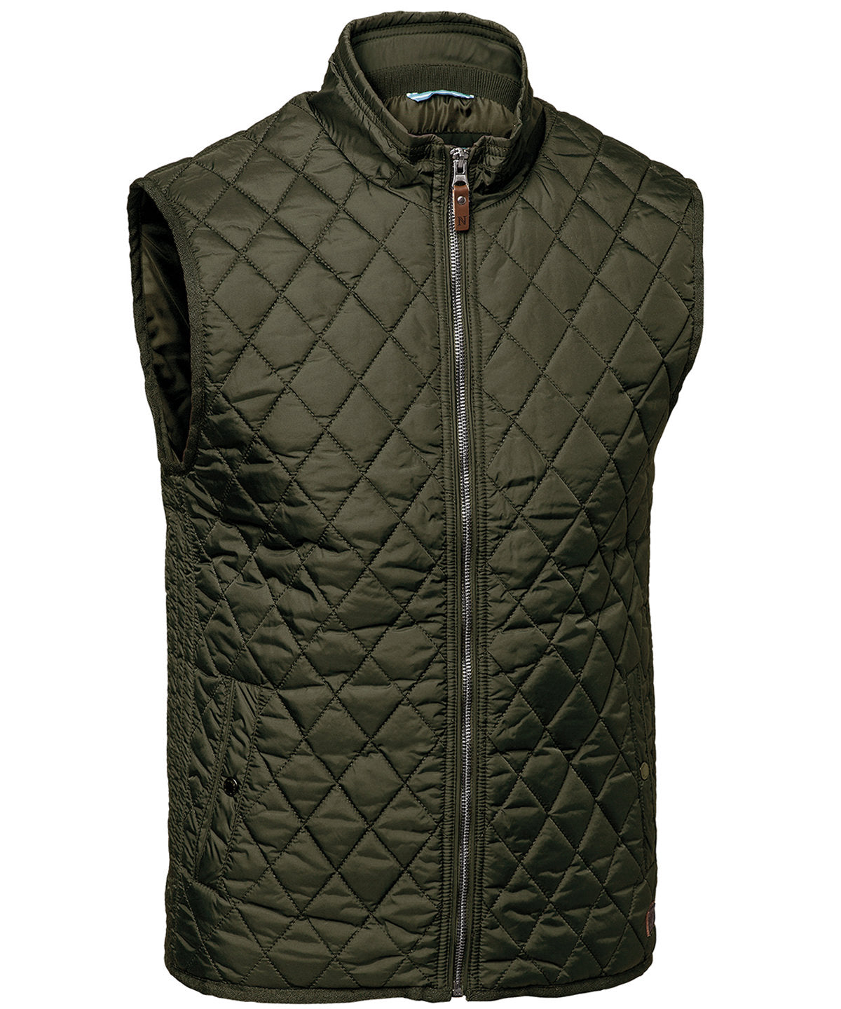Nimbus Camden – diamond quilted gilet Olive