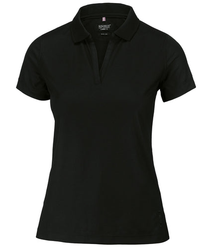 Nimbus Women’s Clearwater – quick-dry performance polo Black