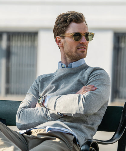 Nimbus Newport – luxury lightweight crewneck Black