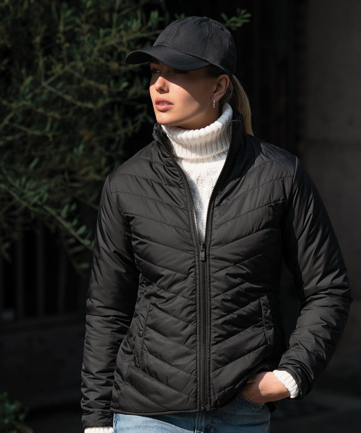 Nimbus Women’s Kendrick – fashionable quilted jacket Charcoal