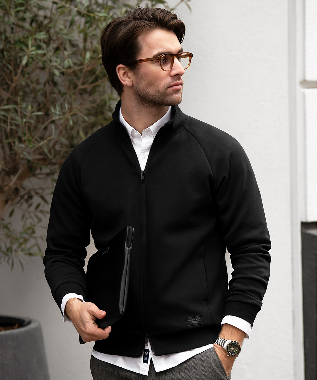 Nimbus Eaton – premium double-faced sweatshirt Black