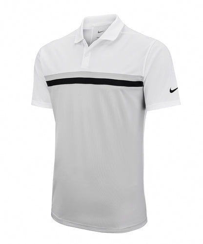 Nike Nike Victory colour block polo White / Light Smoke Grey / Black / Black